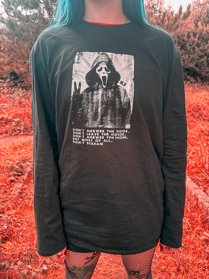 don't scream long sleeve