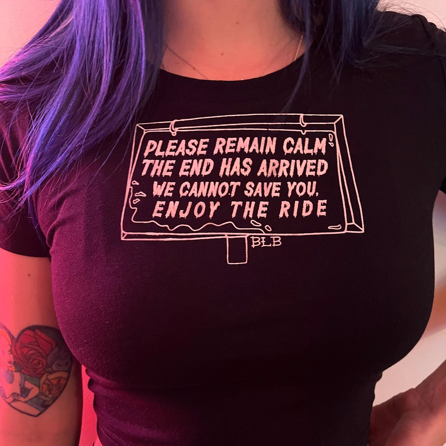 please remain calm crop