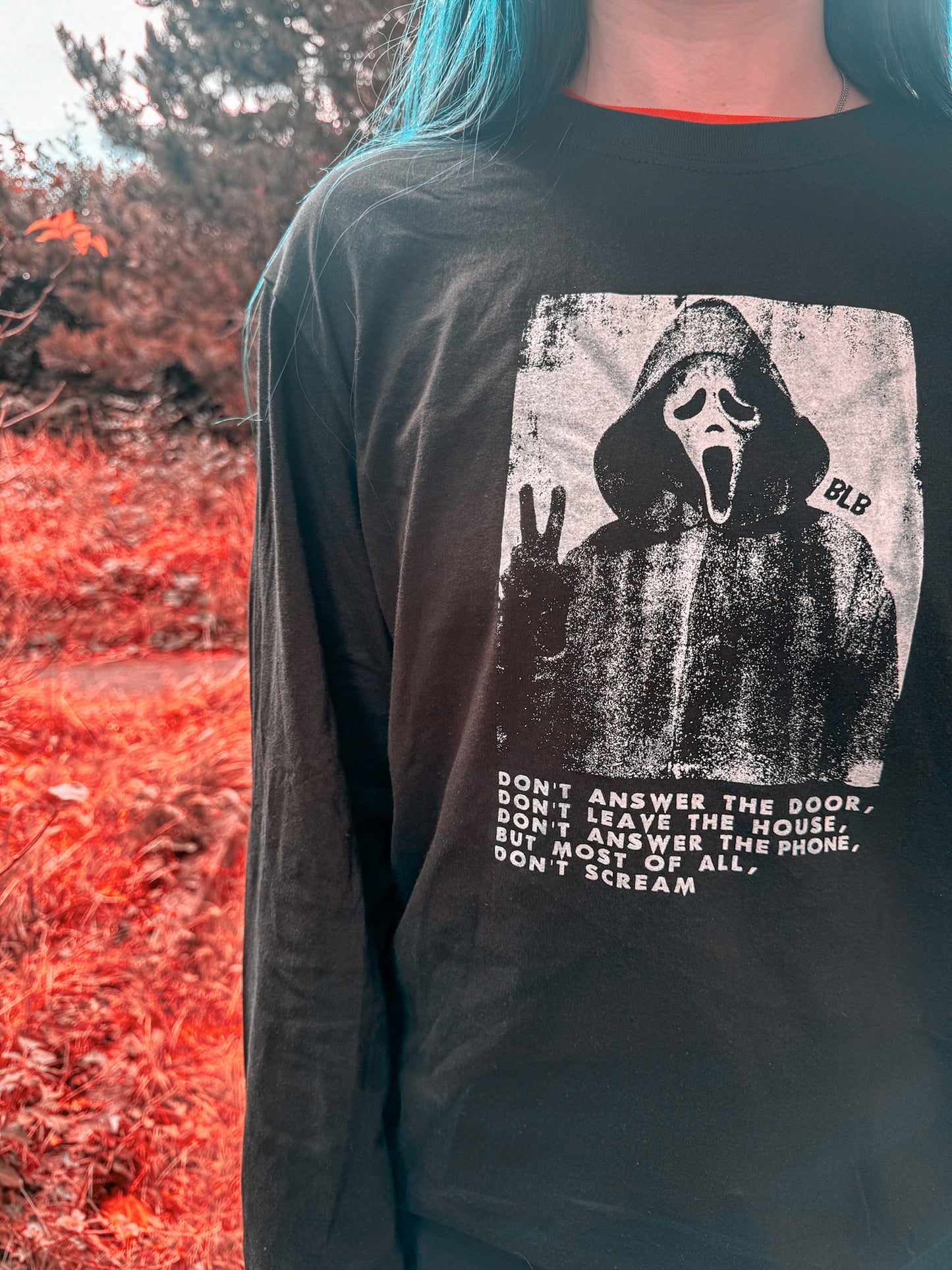 don't scream long sleeve