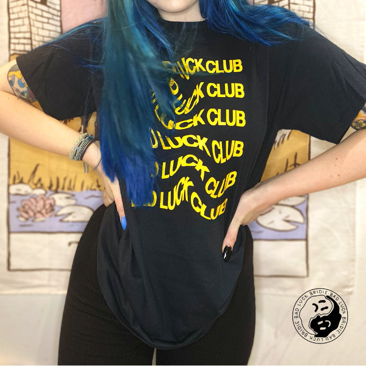 Yellow Bad Luck Club T-shirt