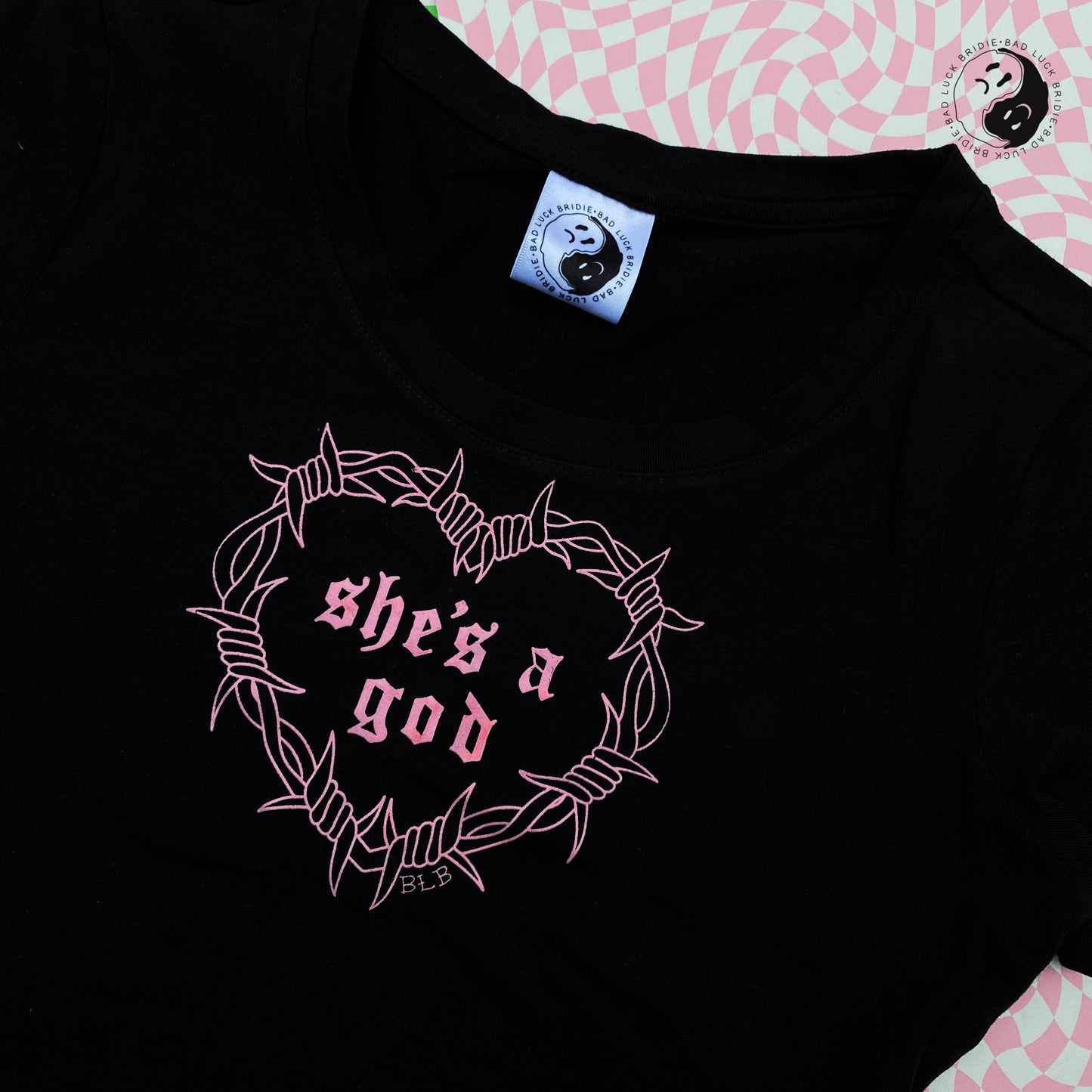 She's a God Cropped Tee