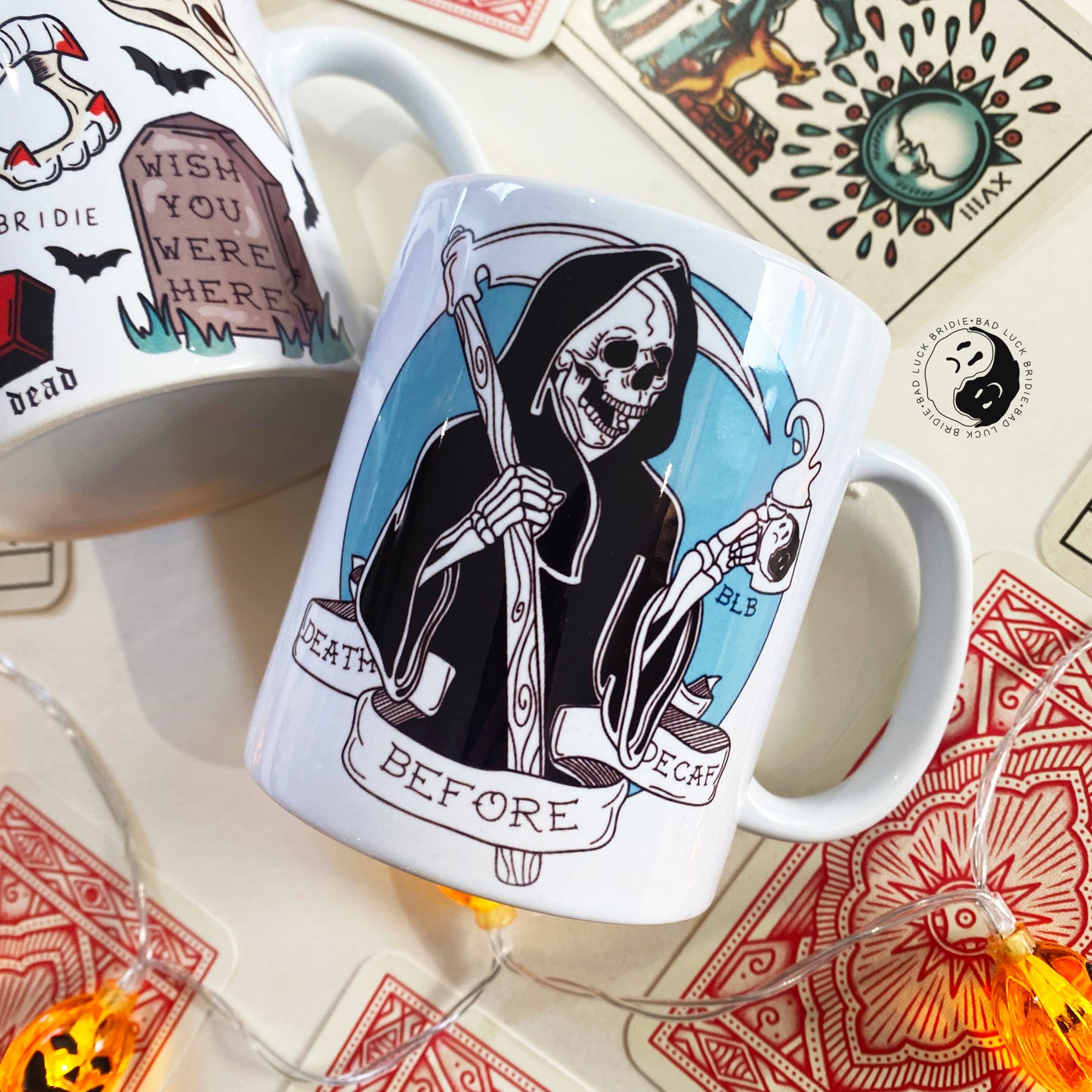 Death before Decaf mug