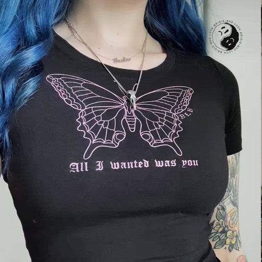 All I Wanted Cropped Tee