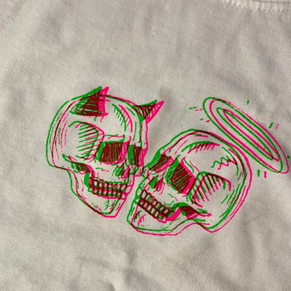 Neon 3D angel and Devil T-Shirt